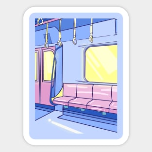 train aesthetic Sticker